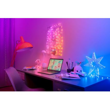 Twinkly - Dimmable RGB LED Christmas String Lights CANDIES 100xLED 8 m USB Wi-Fi