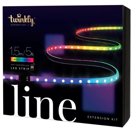 Twinkly - LED RGB Extension dimmable strip LINE 100xLED 1,5 m Wi-Fi