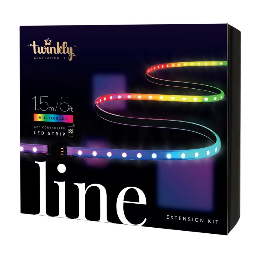 Twinkly - LED RGB Extension dimmable strip LINE 100xLED 1,5 m Wi-Fi