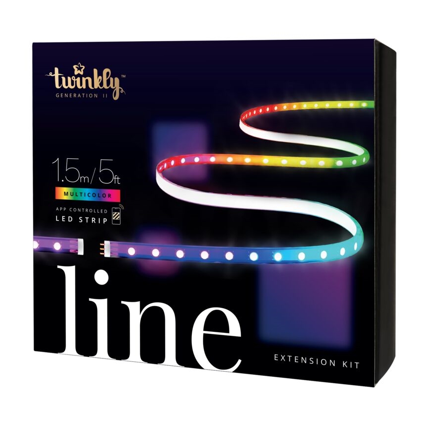 Twinkly - LED RGB Extension dimmable strip LINE 100xLED 1,5 m Wi-Fi