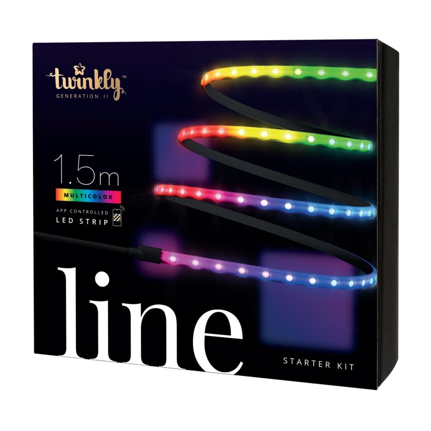 Twinkly - LED RGB Dimmable strip LINE 100xLED 1,5 m Wi-Fi