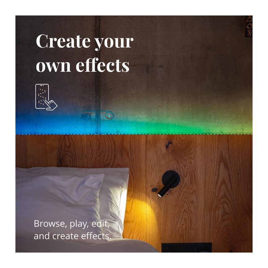 Twinkly - LED RGB Dimmable strip LINE 100xLED 1,5 m Wi-Fi
