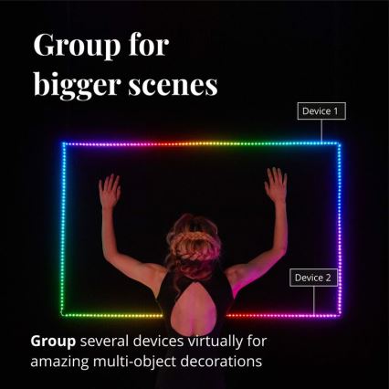 Twinkly - LED RGB Dimmable strip LINE 100xLED 1,5 m Wi-Fi