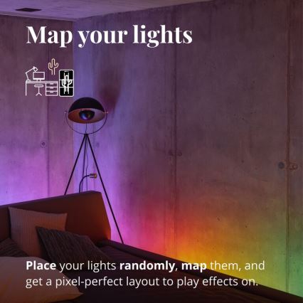Twinkly - LED RGB Dimmable strip LINE 100xLED 1,5 m Wi-Fi