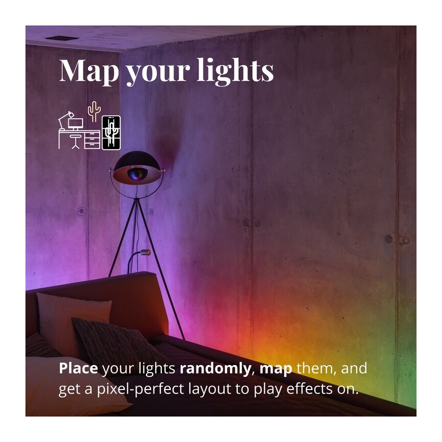Twinkly - LED RGB Dimmable strip LINE 100xLED 1,5 m Wi-Fi