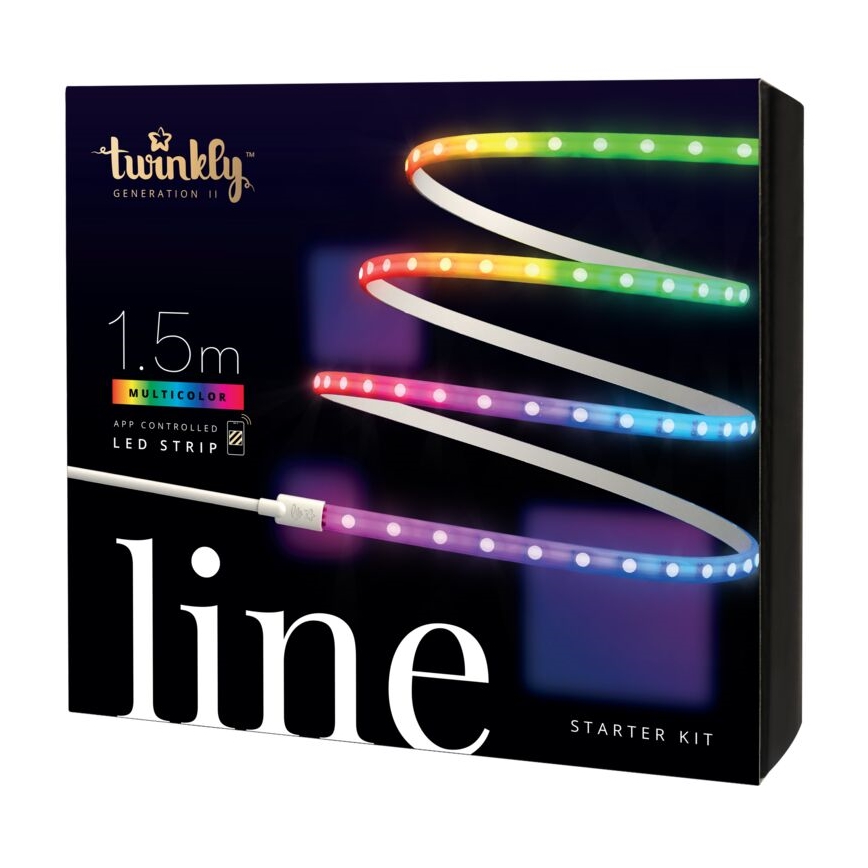 Twinkly - LED RGB Dimmable strip LINE 100xLED 1,5 m Wi-Fi