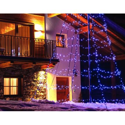 Twinkly - LED RGBW Dimmable outdoor Christmas tree LIGHT TREE 450xLED 3m IP44 Wi-Fi