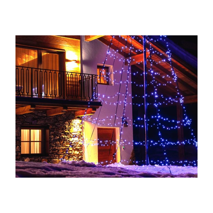 Twinkly - LED RGBW Dimmable outdoor Christmas tree LIGHT TREE 450xLED 3m IP44 Wi-Fi