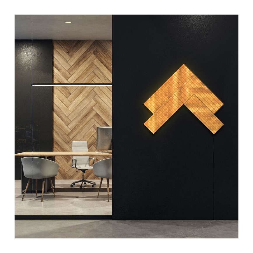 Twinkly - LED RGB Dimmable panel SQUARES 64xLED 16x16 cm Wi-Fi