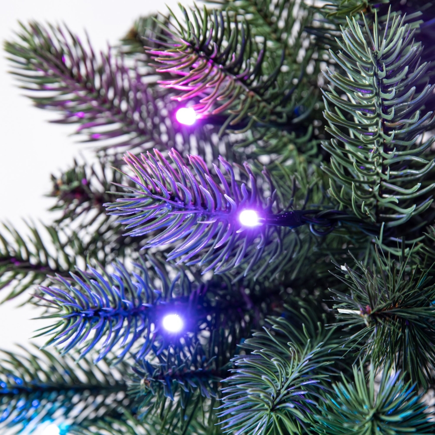 Twinkly - LED RGB Dimmable Christmas wreath PRE-LIT WREATH 50xLED d. 61cm Wi-Fi