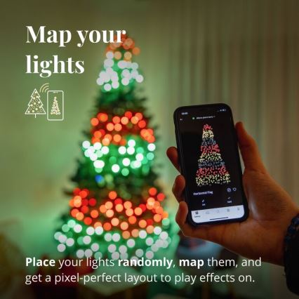 Twinkly - LED RGBW Dimmable outdoor Christmas chain STRINGS 250xLED 23,5m IP44 Wi-Fi