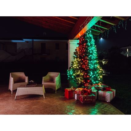 Twinkly - LED RGB Dimmable outdoor christmas chain STRINGS 250xLED 23,5m IP44 Wi-Fi