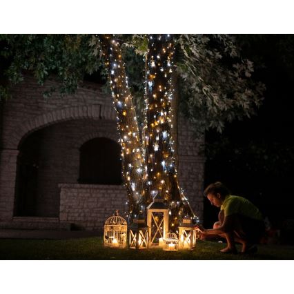 Twinkly - LED Dimmable outdoor christmas chain STRINGS 400xLED 35,5m IP44 Wi-Fi