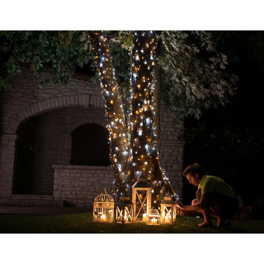 Twinkly - LED Dimmable outdoor christmas chain STRINGS 400xLED 35,5m IP44 Wi-Fi