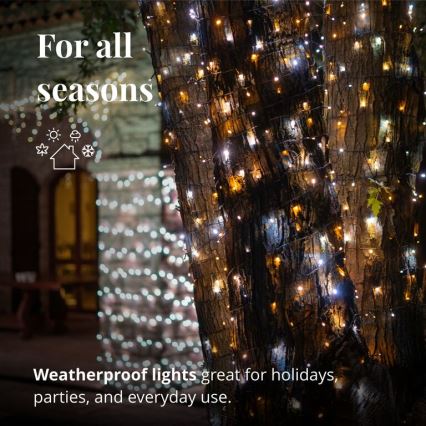 Twinkly - LED Dimmable outdoor christmas chain STRINGS 400xLED 35,5m IP44 Wi-Fi