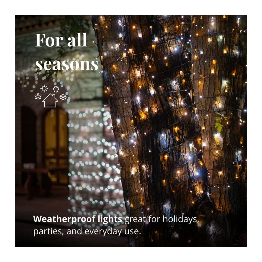 Twinkly - LED Dimmable outdoor christmas chain STRINGS 400xLED 35,5m IP44 Wi-Fi