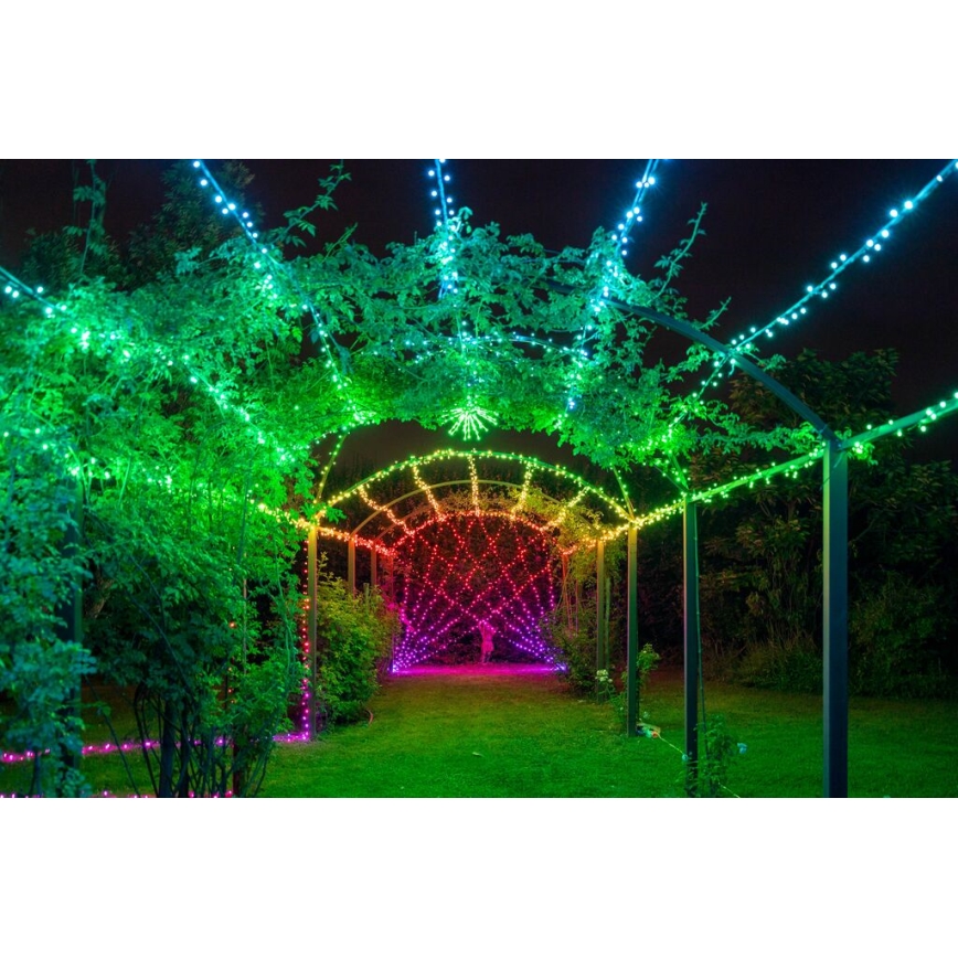 Twinkly - LED RGBW Dimmable outdoor christmas chain STRINGS 400xLED 35,5m IP44 Wi-Fi
