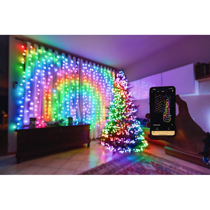 Twinkly - LED RGBW Dimmable outdoor christmas chain STRINGS 400xLED 35,5m IP44 Wi-Fi