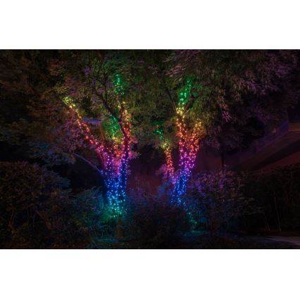 Twinkly - LED RGBW Dimmable outdoor Christmas chain STRINGS 600xLED 51,5m IP44 Wi-Fi