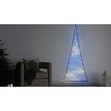 Twinkly - LED RGBW Dimmable outdoor Christmas tree LIGHT TREE 70xLED IP44 Wi-Fi