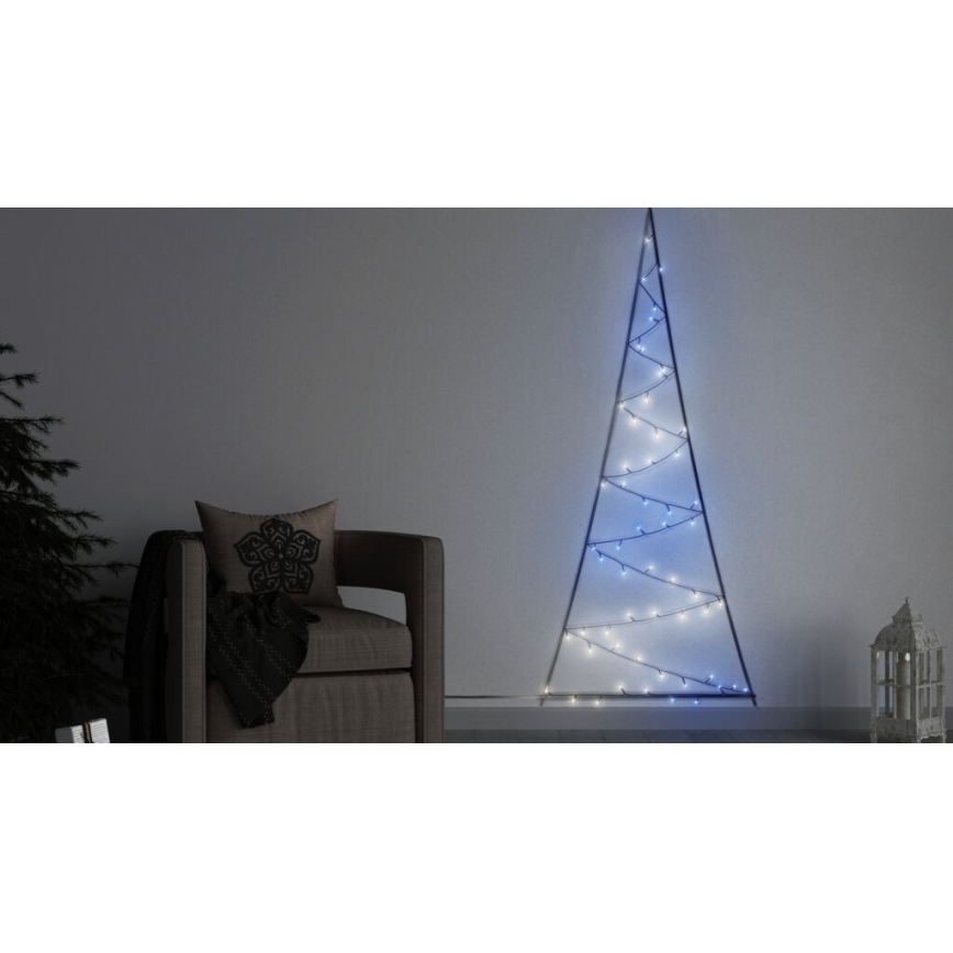 Twinkly - LED RGBW Dimmable outdoor Christmas tree LIGHT TREE 70xLED IP44 Wi-Fi