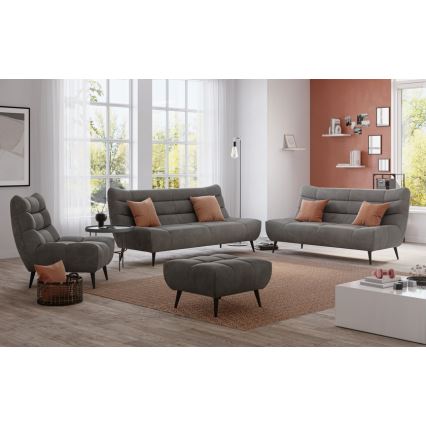 Two-seater sofa ALBA grey