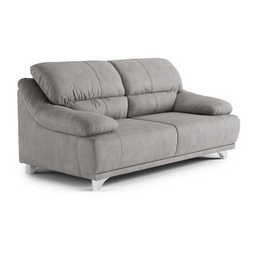 Two-seater sofa RIMINI grey