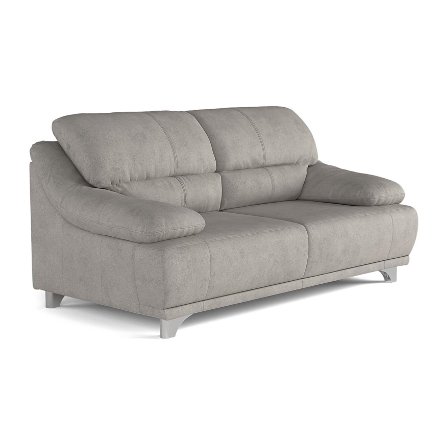 Two-seater sofa RIMINI light grey