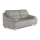 Two-seater sofa RIMINI light grey