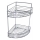 Two-tier shower wall shelf 30,6x37,5 cm shiny chrome