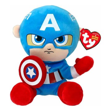TY - Plush toy SOFT CAPTAIN AMERICA Marvel 15 cm