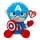 TY - Plush toy SOFT CAPTAIN AMERICA Marvel 15 cm