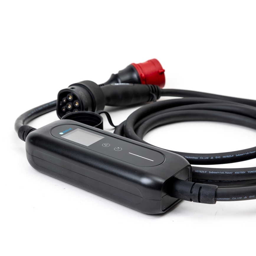 Type 2 Electric Vehicle Charging Station, 5 m, 22kW, 32A, IP54, Tuya