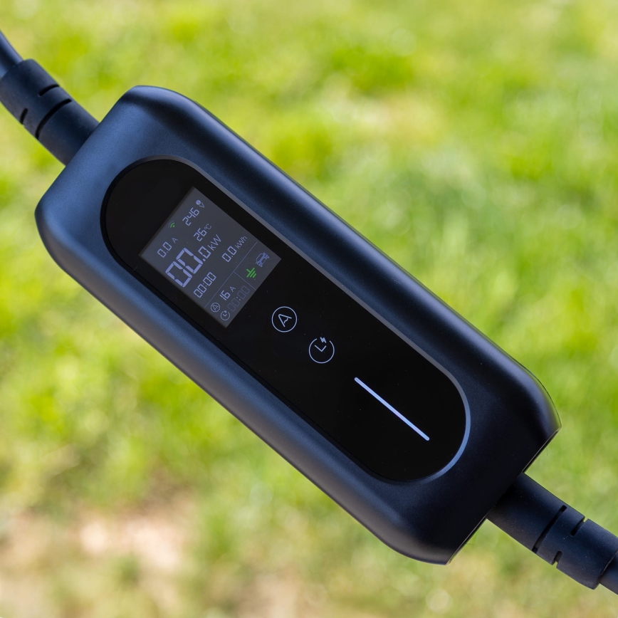 Type 2 Electric Vehicle Charging Station, 5 m, 22kW, 32A, IP54, Tuya
