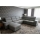 U-shaped convertible sofa bed with reversible corner and storage GRANADA dark gray