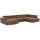 U-shaped corner lounge suite TROPEA brown