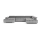 U-shaped corner lounge suite TROPEA grey