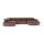 U-shaped corner lounge suite with headrests TROPEA brown