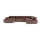 U-shaped corner lounge suite with headrests TROPEA brown