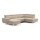 U-shaped folding corner lounge suite with a storage space CATANIA beige