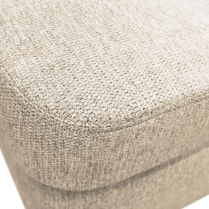 U-shaped upholstered folding corner lounge suite SERPA left beige