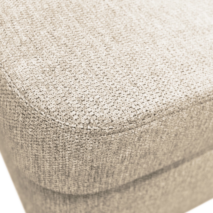 U-shaped upholstered folding corner lounge suite SERPA left beige