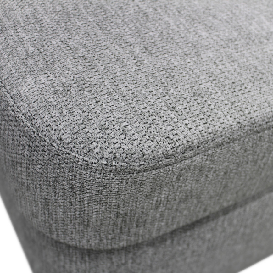 U-shaped upholstered folding corner lounge suite SERPA left grey