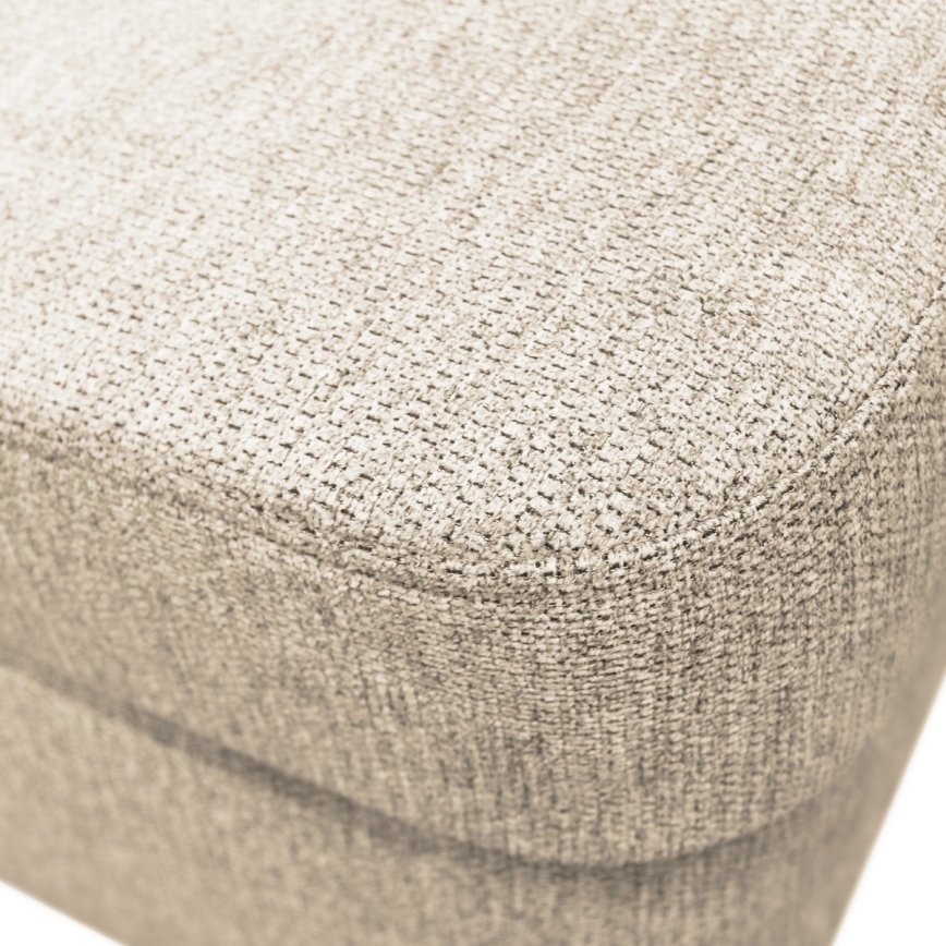 U-shaped upholstered folding corner lounge suite SERPA right beige