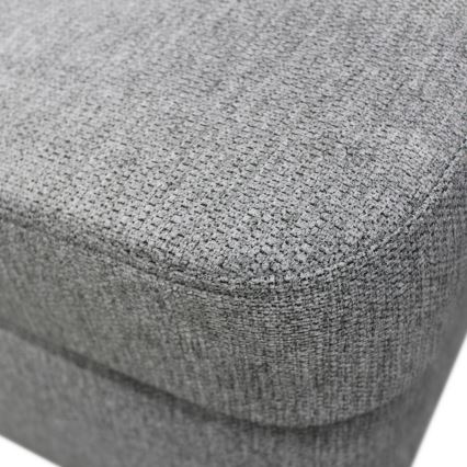 U-shaped upholstered folding corner lounge suite SERPA right grey