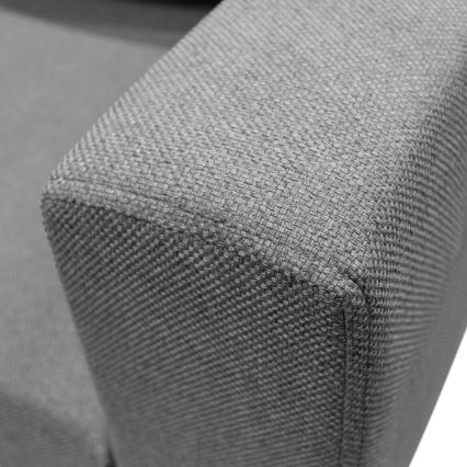 U-shaped upholstered universal folding corner lounge suite SEYA grey