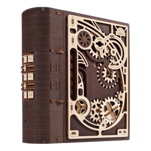 Ugears - 3D Wooden Mechanical Puzzle Book of Secrets