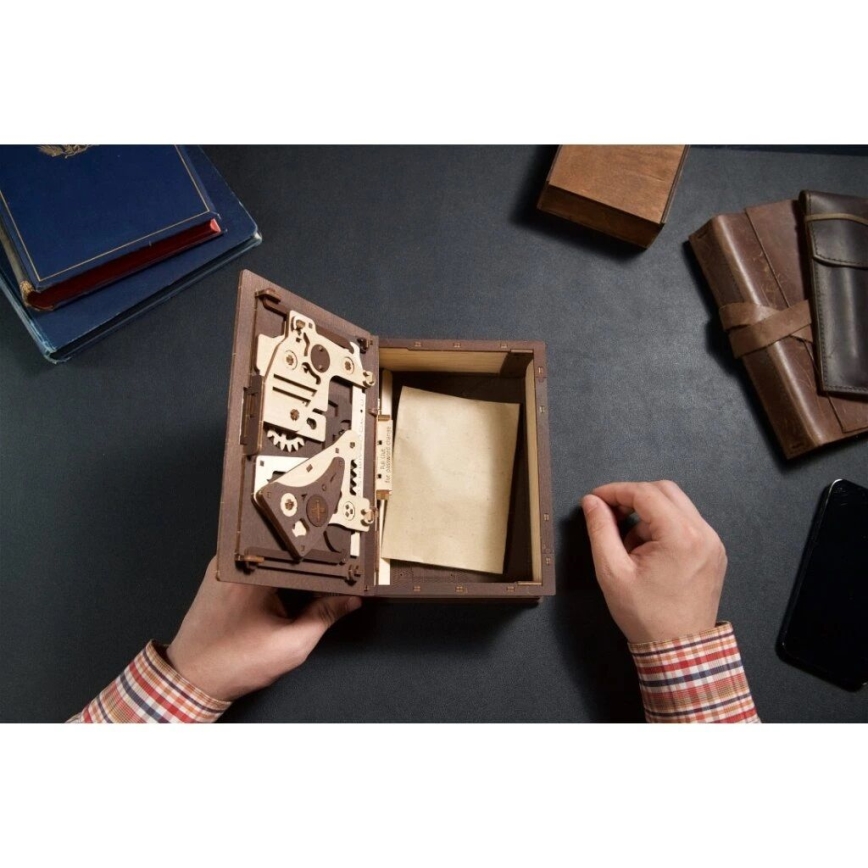 Ugears - 3D Wooden Mechanical Puzzle Book of Secrets