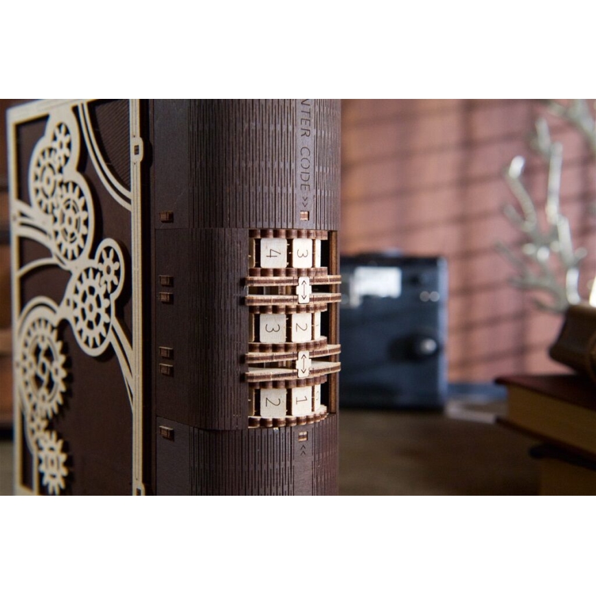 Ugears - 3D Wooden Mechanical Puzzle Book of Secrets