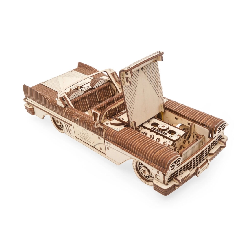 Ugears - 3D wooden mechanical puzzle Cabriolet